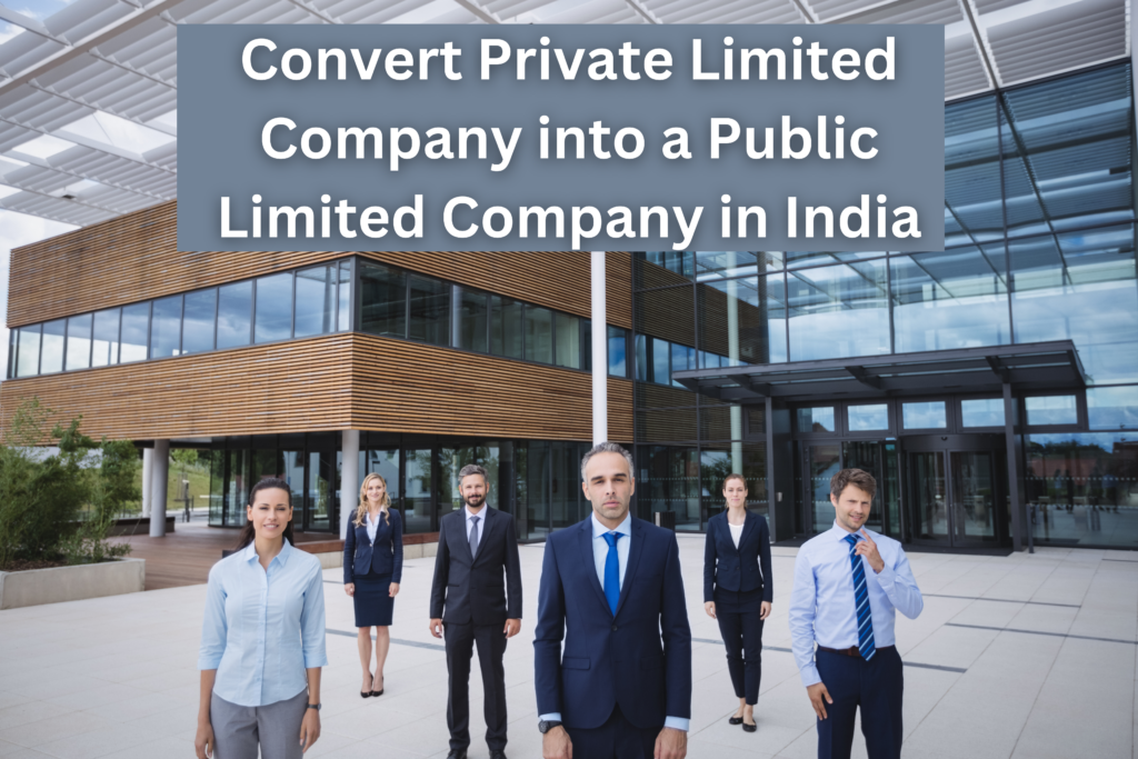 pvt ltd company to public limited company registration